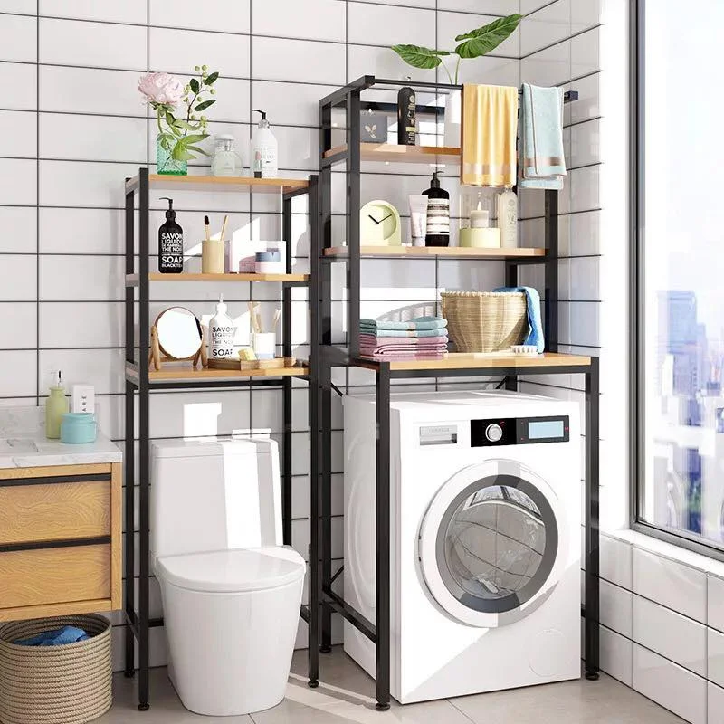 Mini Fridge Washing Machine Bathroom Organizer Rack