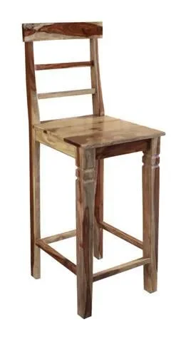 Sheesham Firewood Counter Chair