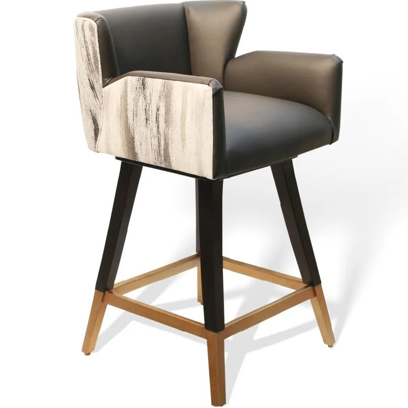 Smokey Loft Swivel Counter Stool