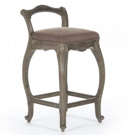 Vintage Rose Farmhouse Counter Stool