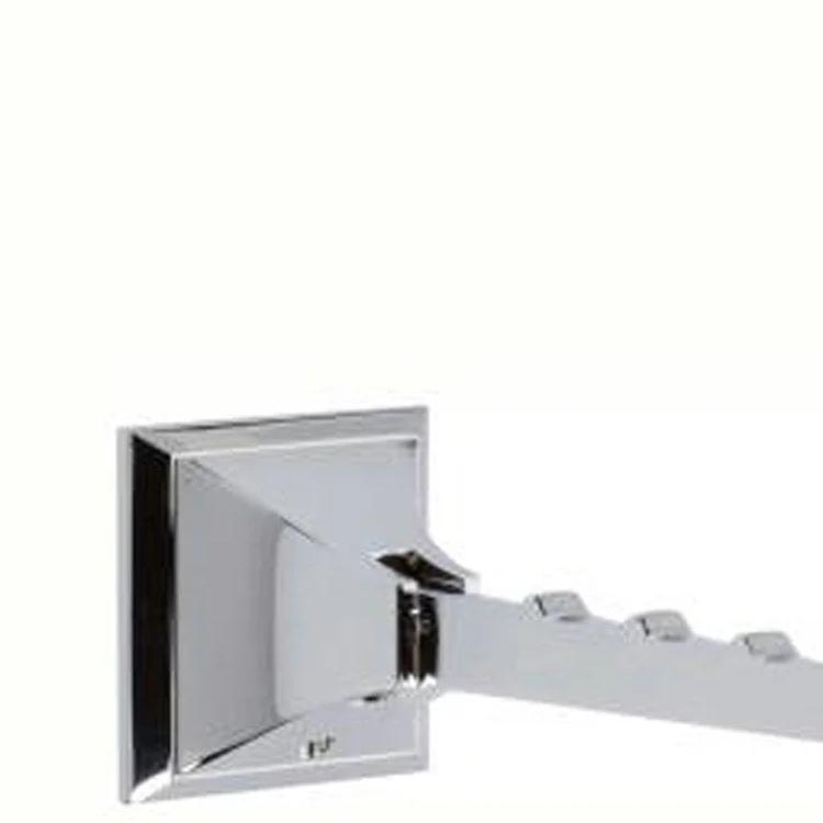 Valet Hook Cayden Pivoting Polished Chrome 7-5/8 Inch Wall Mount Brass