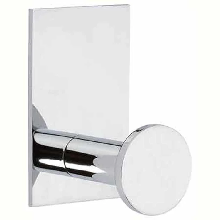 Robe Hook Metro Single Polished Chrome 3-1/2 Inch 2-2/7 Inch Wall Mount Brass