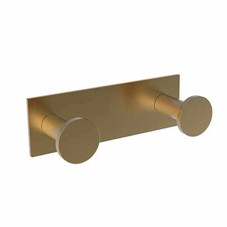 Robe Hook Metro Double Satin Bronze PVD 2-1/5 Inch 2-2/7 Inch Wall Mount Brass