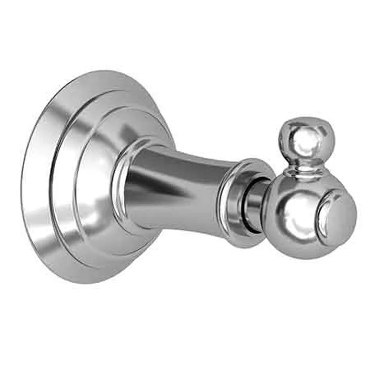 Robe Hook Aylesbury Single Midnight Chrome 3-2/7 Inch Wall Mount Brass