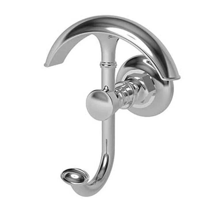 Robe Hook Vander Double Anchor Polished Brass Uncoated Living 5-1/2 Inch 4-6/7 Inch Wall Mount Brass