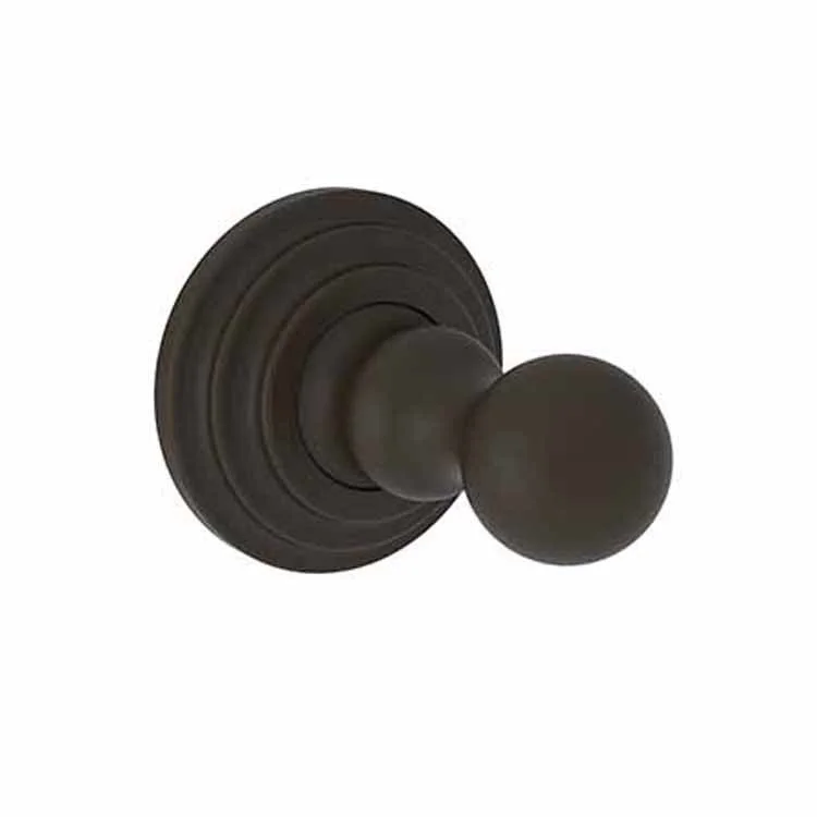 Robe Hook Alveston Single Oil Rubbed Bronze 2-1/2 Inch Wall Mount Brass