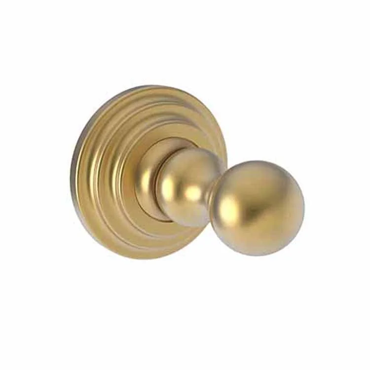 Robe Hook Alveston Single Satin Gold PVD 2-1/2 Inch Wall Mount Brass