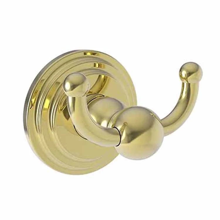 Robe Hook Alveston Double Forever Brass PVD 2-5/9 Inch 2-3/7 Inch Wall Mount Brass