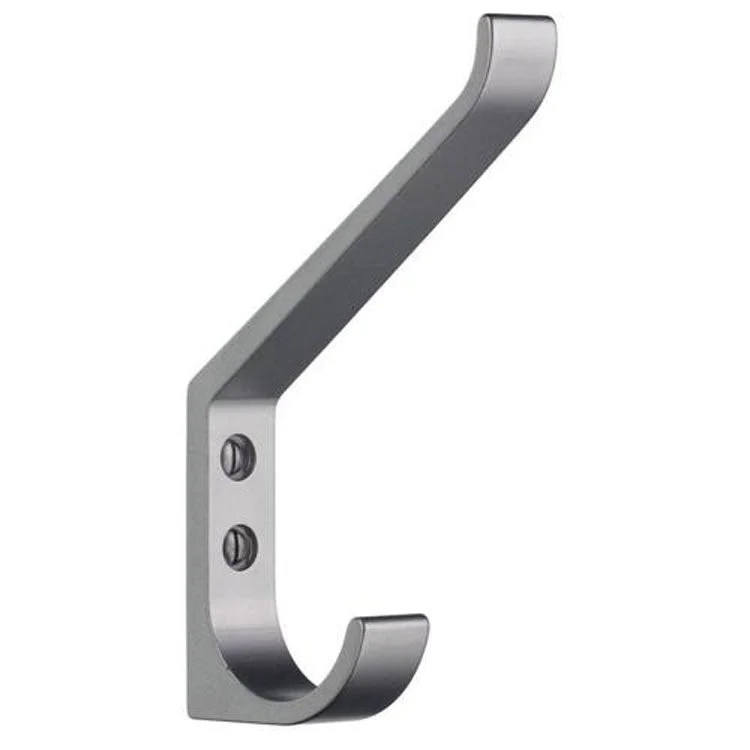 Coat Hook Single Chrome 5-1/2 Inch 3/4 Inch Wall Mount Metal