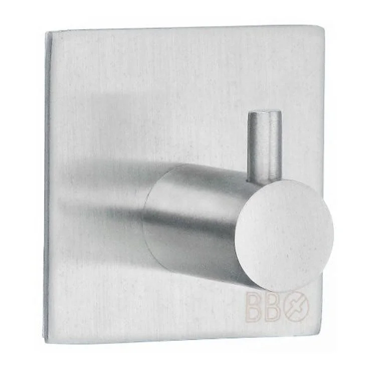 Hook Design Square Brushed Stainless Steel 1-1/4 x 1-3/4 x 1-3/4 Inch 1-1/4 Inch Wall Mount