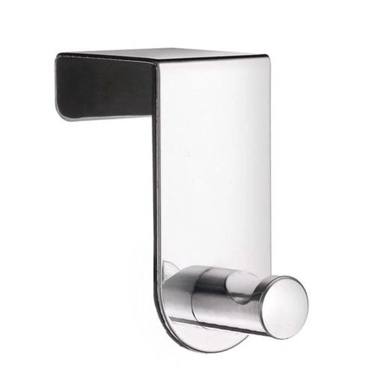 Door Hook Single Stainless Steel 3-1/2 Inch 1-5/8 Inch Wall Mount Stainless Steel