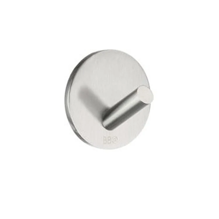 Hook Single Chrome 1-1/8 x 7/8 x 1-1/8 Inch 7/8 Inch Wall Mount Stainless Steel