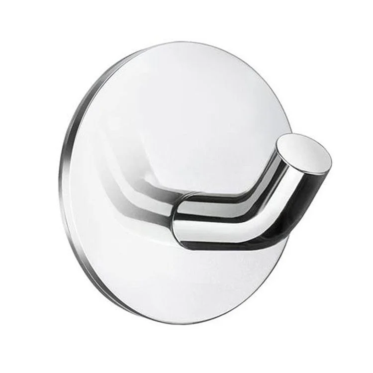 Hook Sideline Single Polished Chrome 1-8/9 x 1-8/9 x 1-3/8 Inch 1-7/8 Inch Wall Mount Stainless Steel