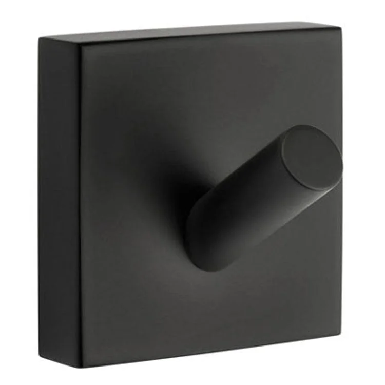 Towel Hook House Single Black 1-7/9 x 1-7/9 x 1-3/8 Inch 2 Inch Wall Mount Brass